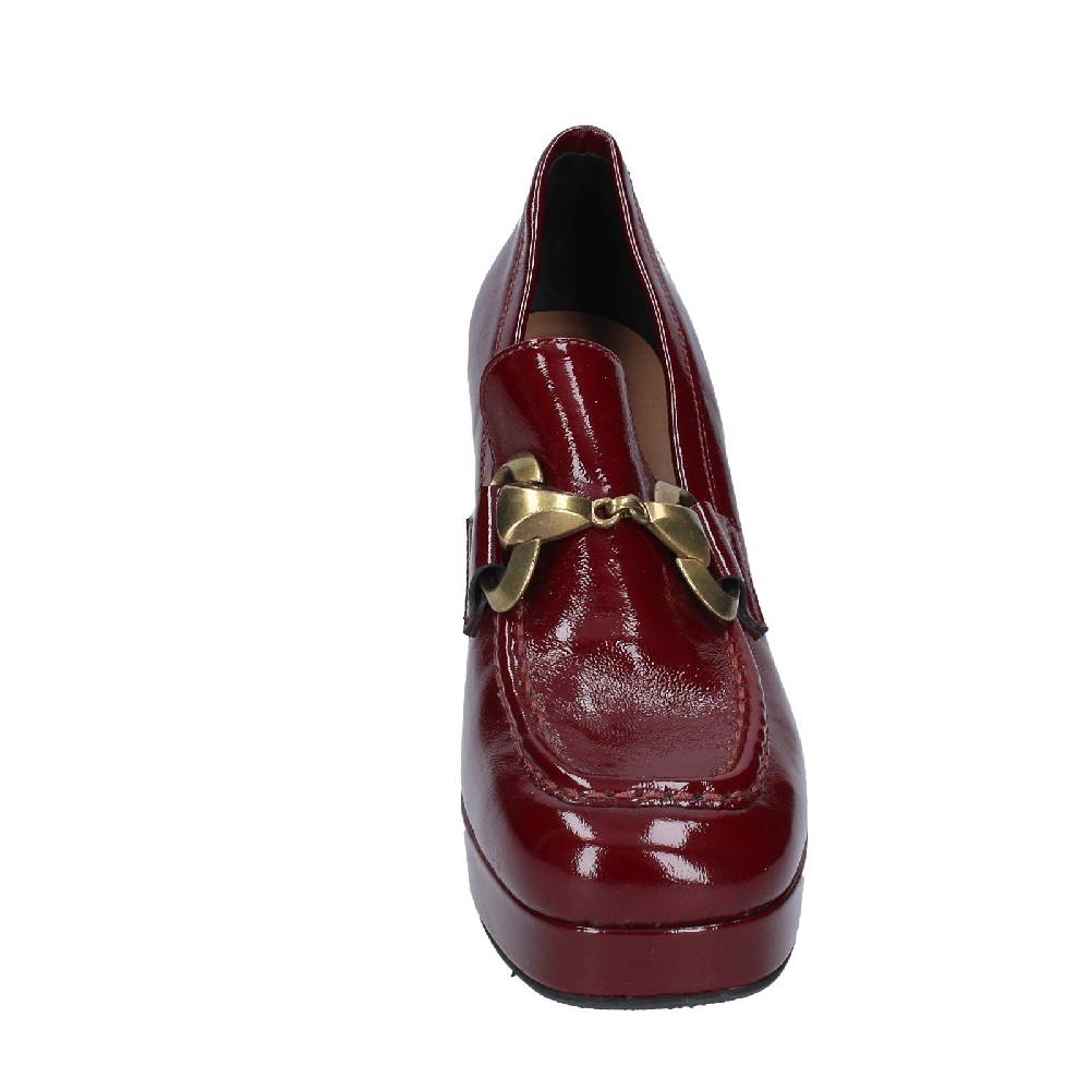 scarpe donna CARMENS mocassini bordeaux vernice EX181 Italy