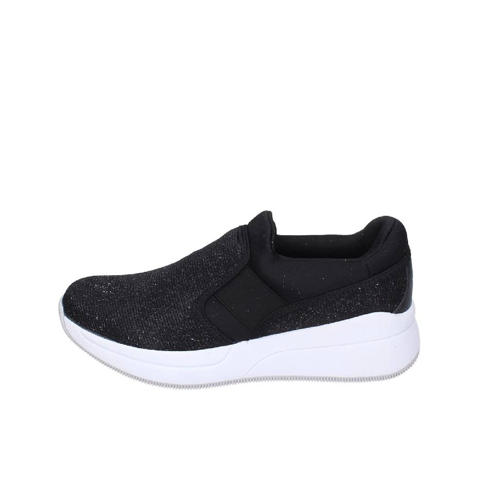 scarpe donna LOTTO mocassini nero tessuto EY157 Italia