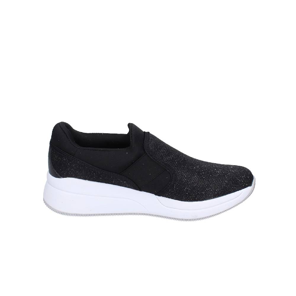 scarpe donna LOTTO mocassini nero tessuto EY157 Italia