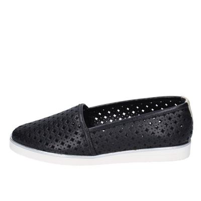 scarpe donna BALDININI mocassini nero pelle BF754 In Linea