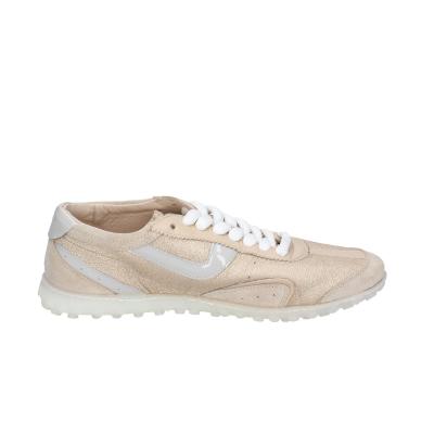 scarpe donna MOMA sneakers oro pelle beige camoscio PER00A-PERB BC855 Qualità