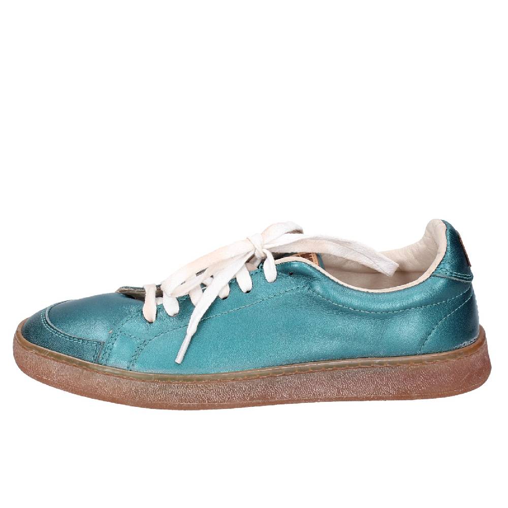 scarpe donna MOMA sneakers verde pelle 49401A VINTAGE EX456 Soddisfazione Garantita