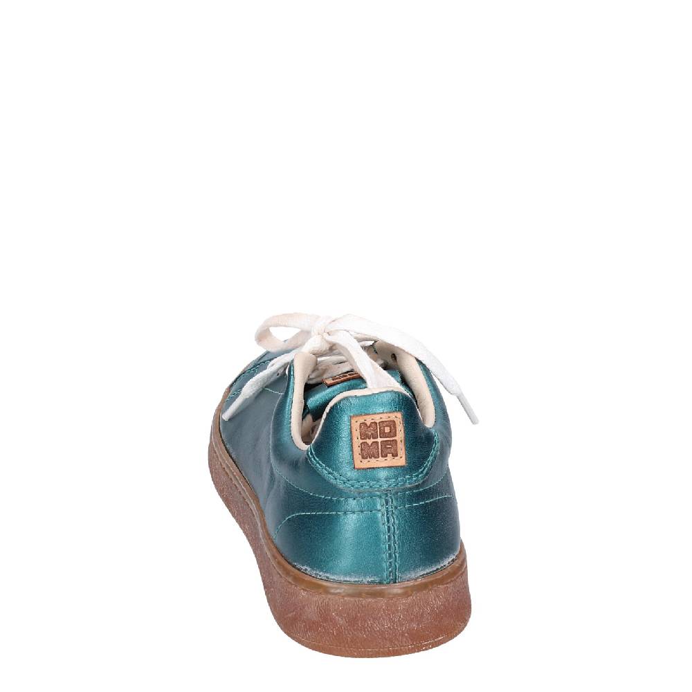scarpe donna MOMA sneakers verde pelle 49401A VINTAGE EX456 Soddisfazione Garantita