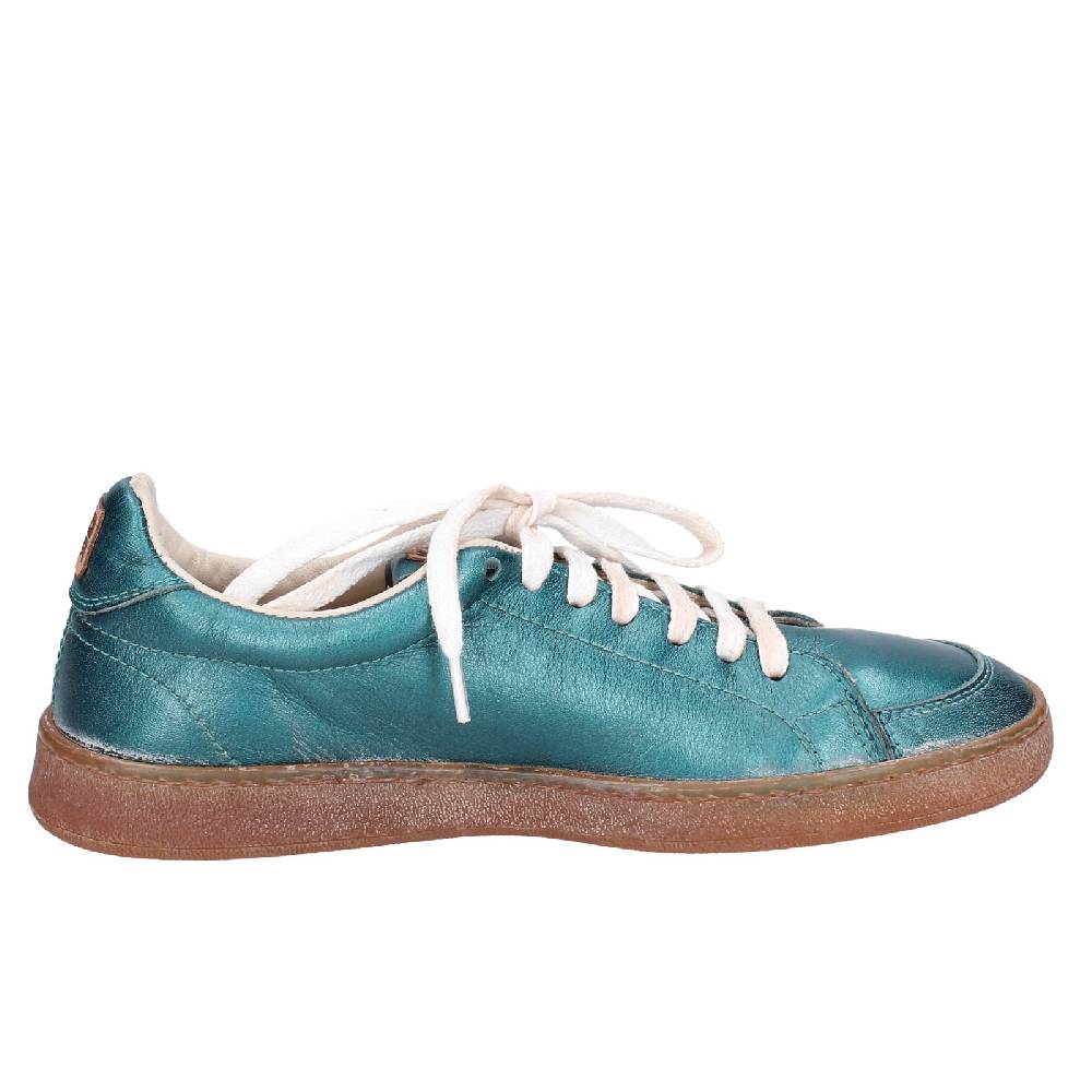 scarpe donna MOMA sneakers verde pelle 49401A VINTAGE EX456 Soddisfazione Garantita