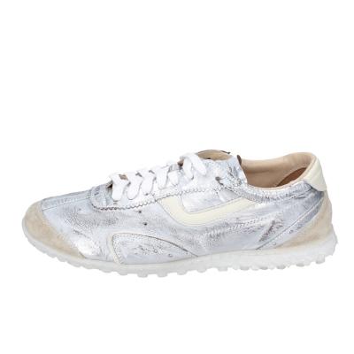 scarpe donna MOMA sneakers grigio pelle beige camoscio BC176 Consegna Veloce