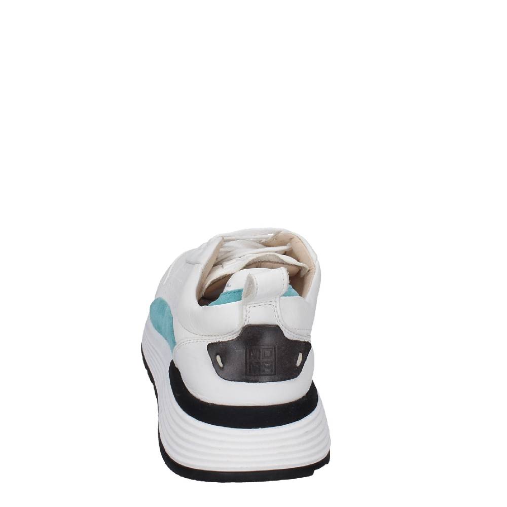 scarpe donna MOMA sneakers bianco pelle camoscio 3AS412 EY624 Promozione Limitata