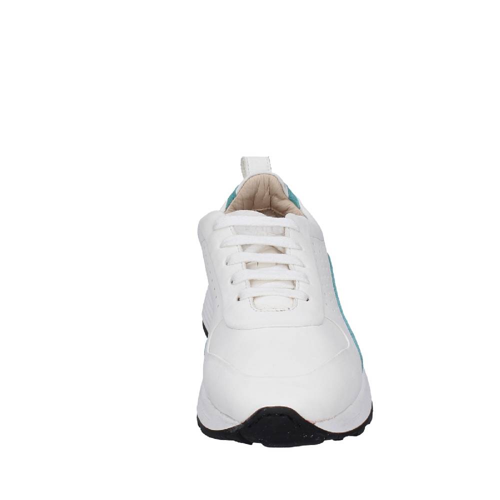 scarpe donna MOMA sneakers bianco pelle camoscio 3AS412 EY624 Promozione Limitata