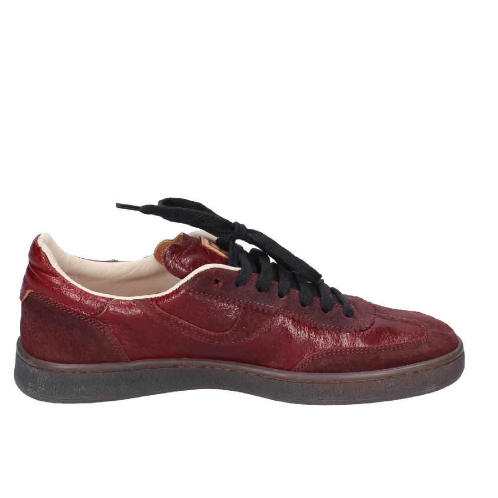 scarpe donna MOMA sneakers bordeaux pelle camoscio 89301A EY596 Shopping Online