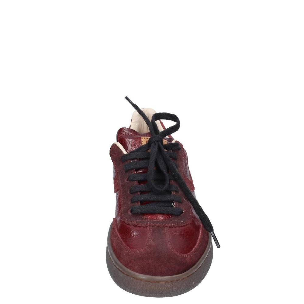 scarpe donna MOMA sneakers bordeaux pelle camoscio 89301A EY596 Shopping Online
