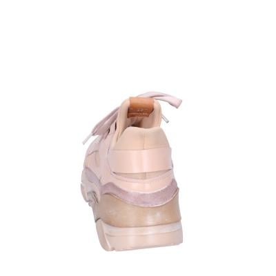 scarpe donna MOMA sneakers rosa pelle tessuto BK453 Prezzo Ridotto