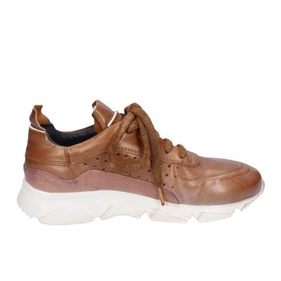 scarpe donna MOMA sneakers marrone pelle camoscio BK477 Sottocosto