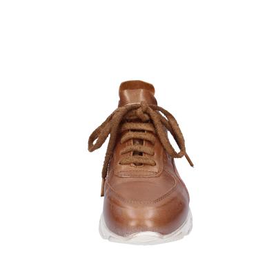 scarpe donna MOMA sneakers marrone pelle camoscio BK477 Sottocosto