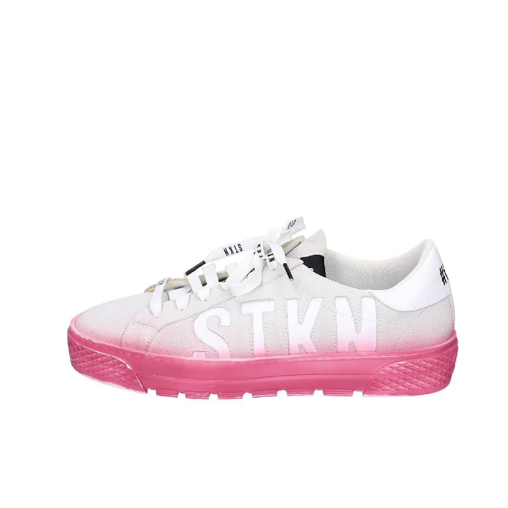scarpe donna STKN sneakers grigio camoscio rosa EY134 Convenienza