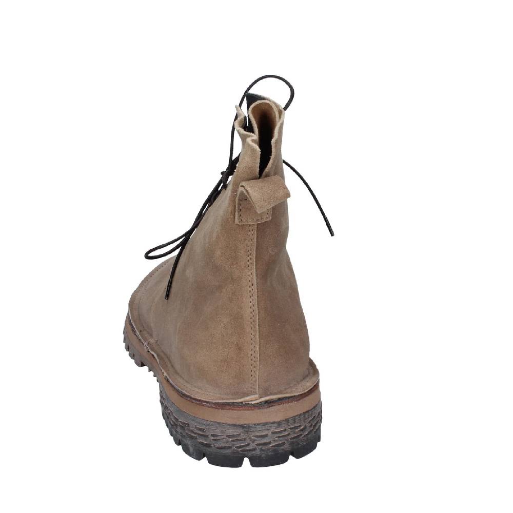 scarpe donna MOMA stivaletti beige camoscio 73302C EY539 Offerta