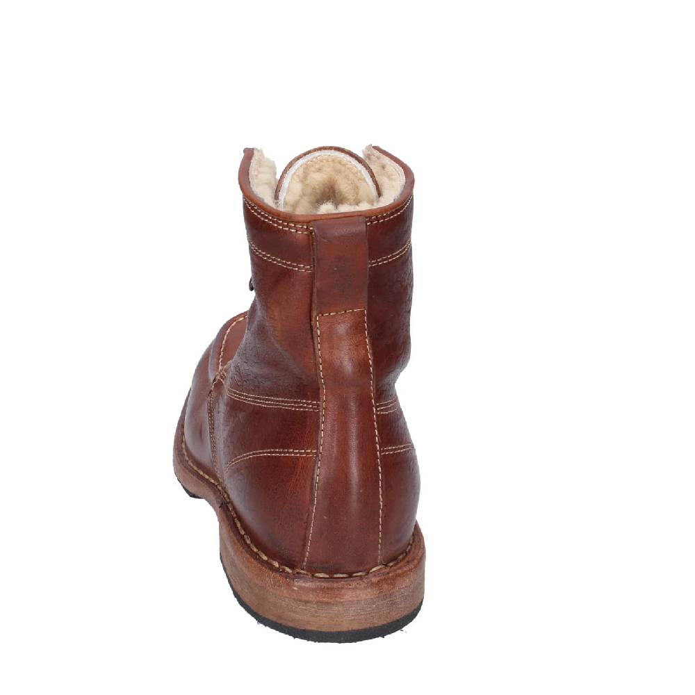 scarpe donna MOMA stivaletti marrone pelliccia 71305B EY537 Online