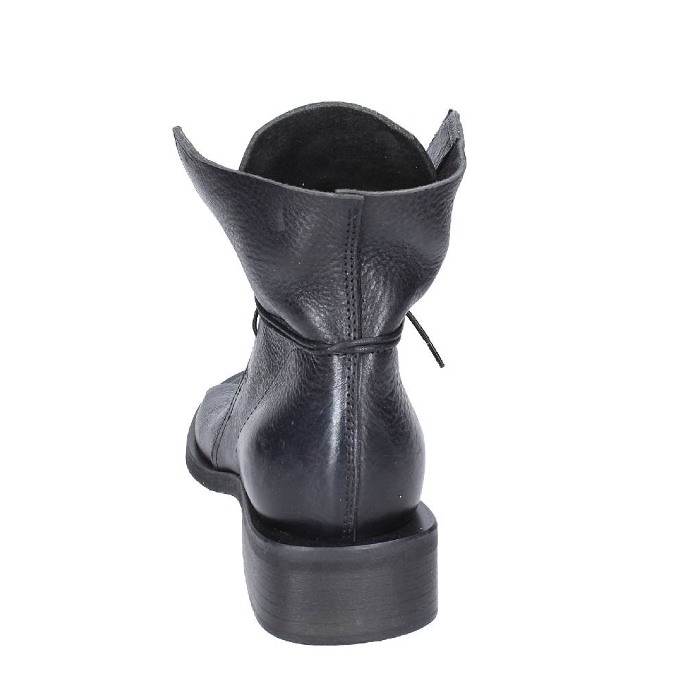 scarpe donna MOMA stivaletti nero pelle argento 35402I VINTAGE EX398 Offerte