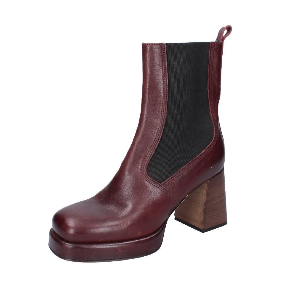 scarpe donna MOMA stivaletti bordeaux pelle 83302C EY586