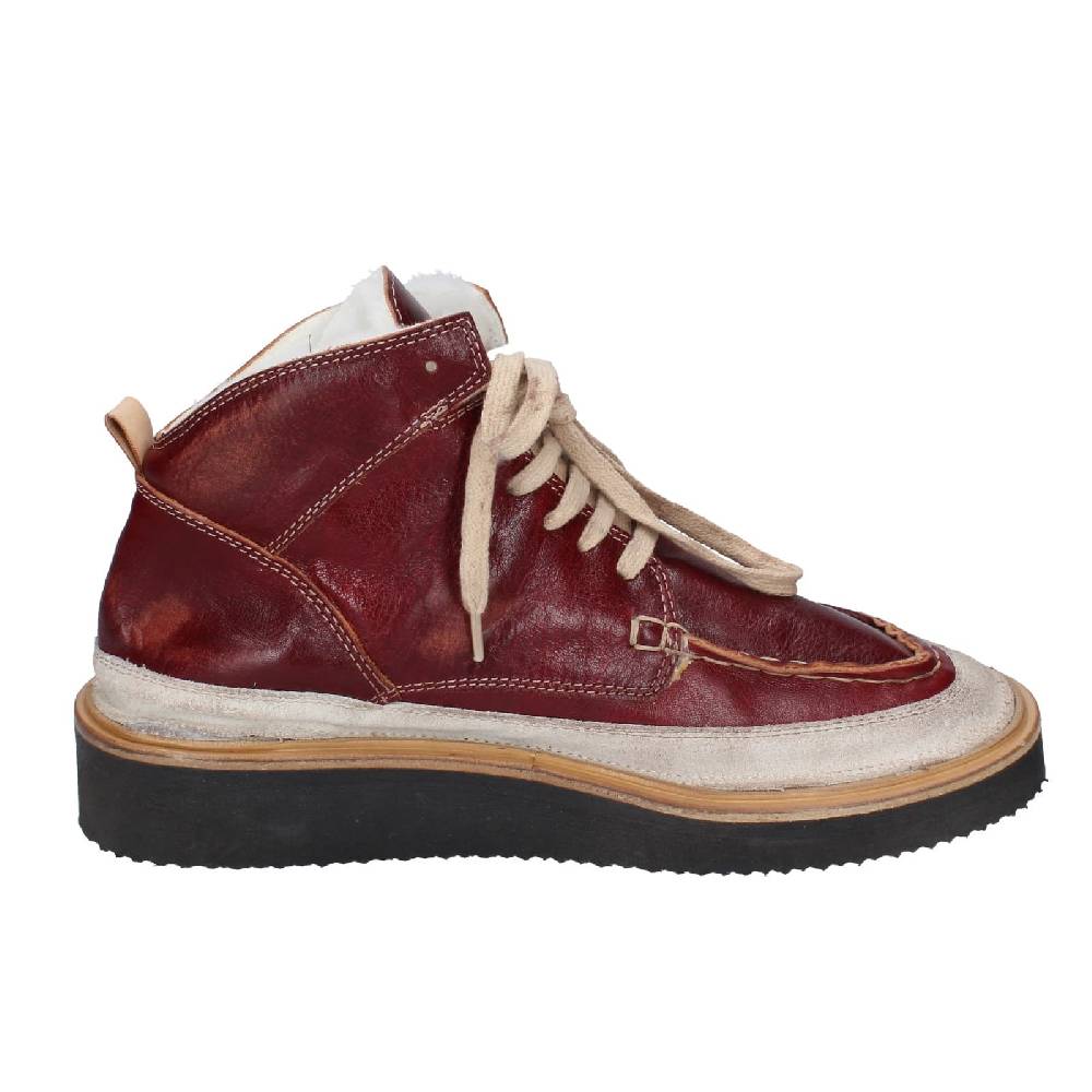 scarpe donna MOMA stivaletti bordeaux pelle camoscio EY579 I Più Venduti