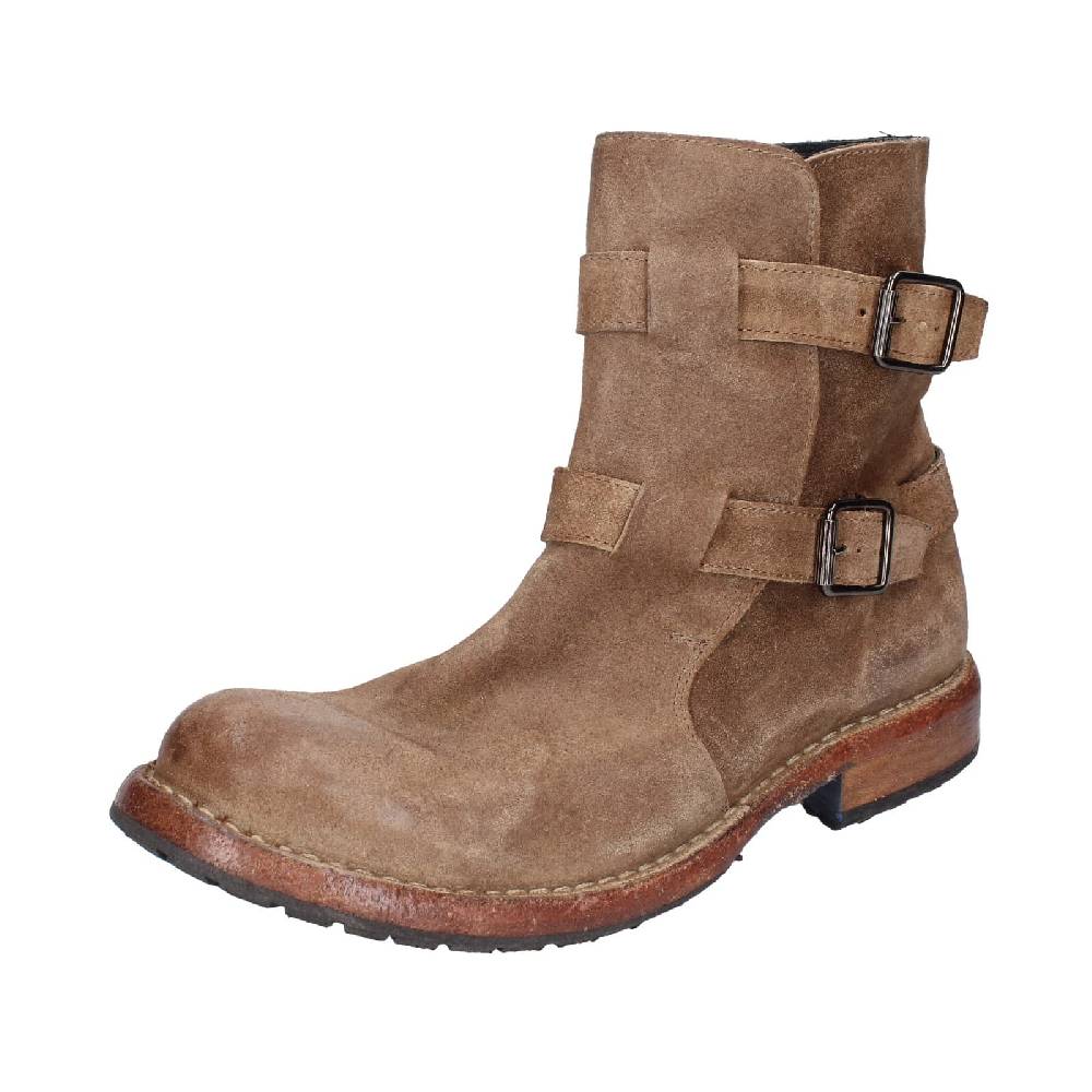 scarpe donna MOMA stivaletti marrone camoscio 71303C EY570