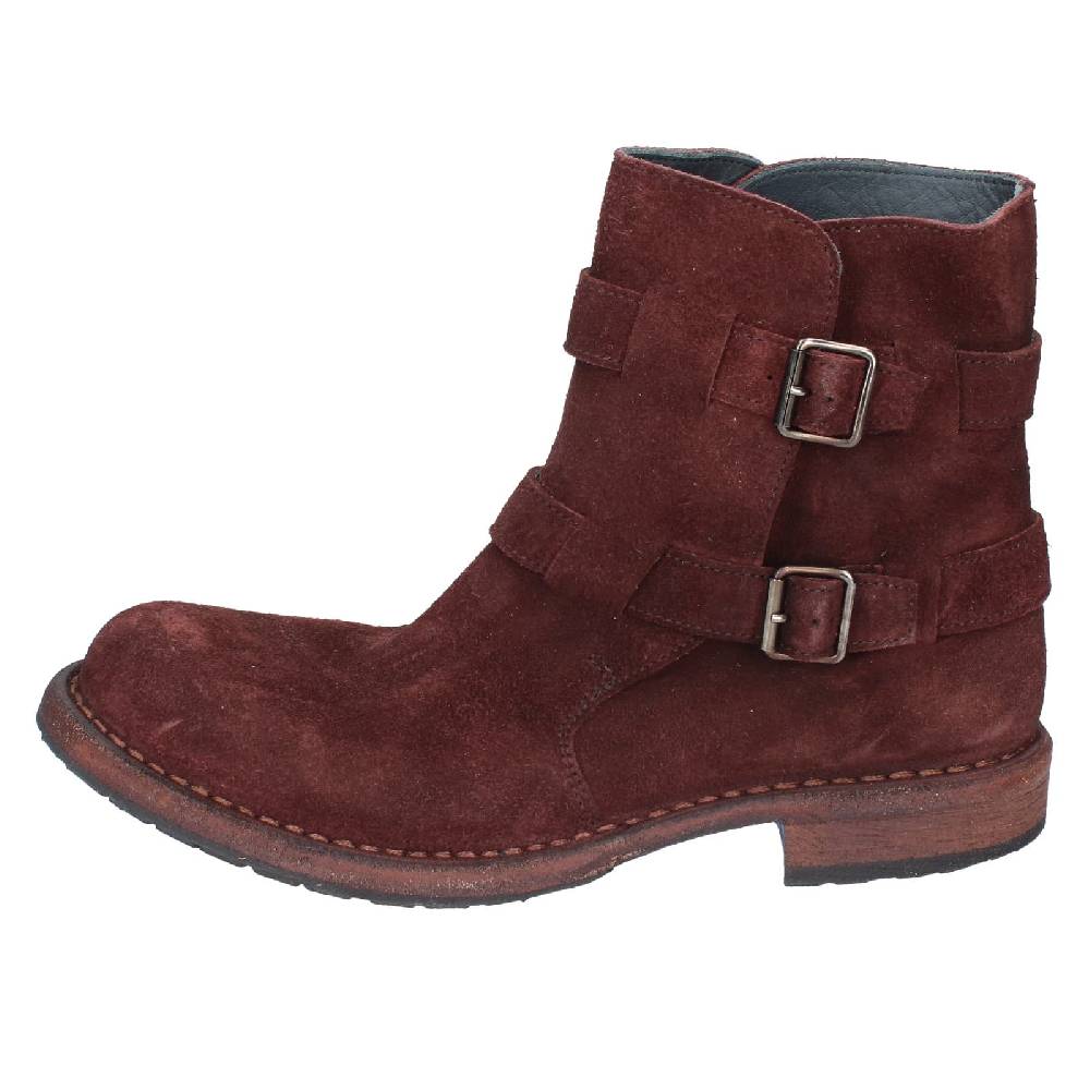 scarpe donna MOMA stivaletti marrone camoscio 71303C EY572 Nuova