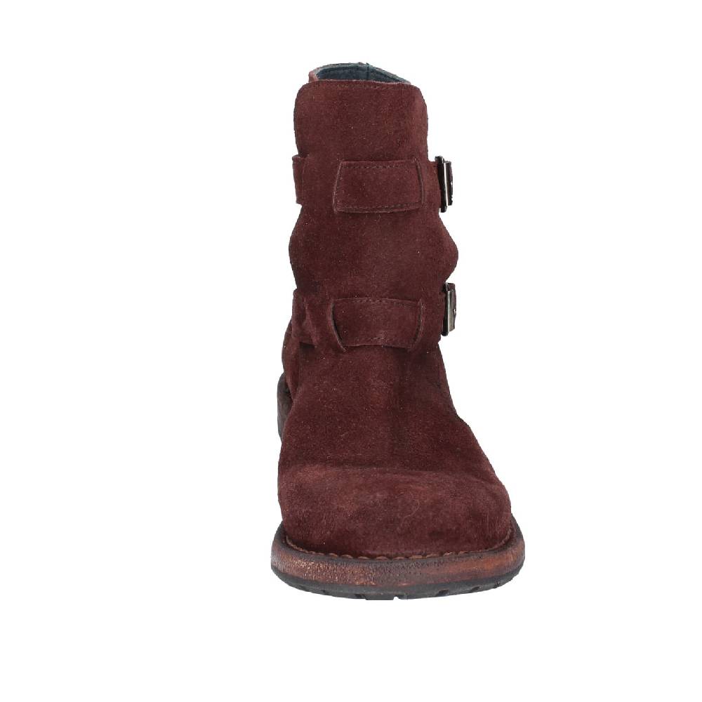 scarpe donna MOMA stivaletti marrone camoscio 71303C EY572 Nuova