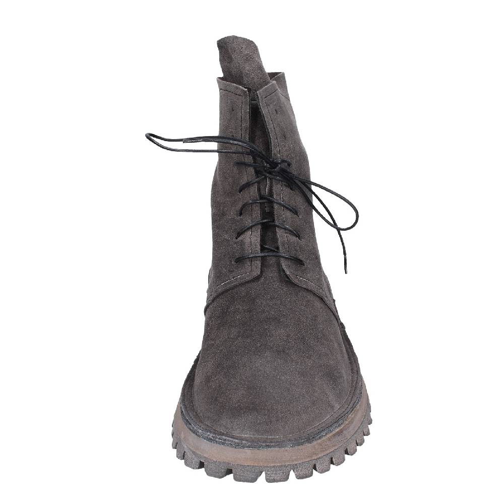 scarpe donna MOMA stivaletti grigio camoscio 73302C EY639 Moda