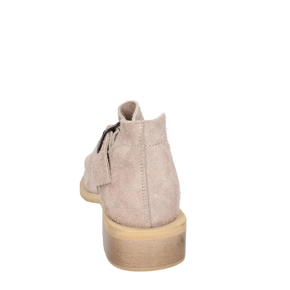 scarpe donna MOMA sandali beige camoscio argento 35403G VINTAGE EX453 Italy