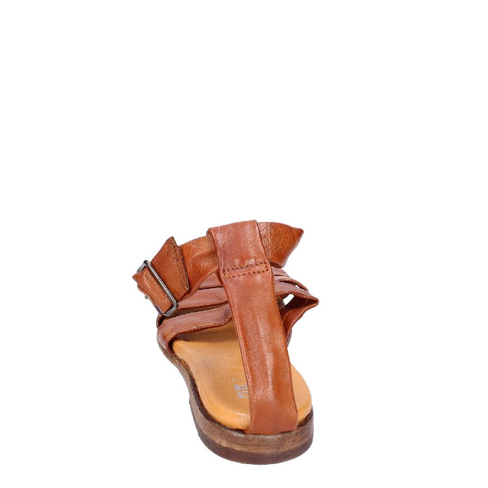 scarpe donna MOMA sandali marrone pelle 32404G VINTAGE EX437 2025