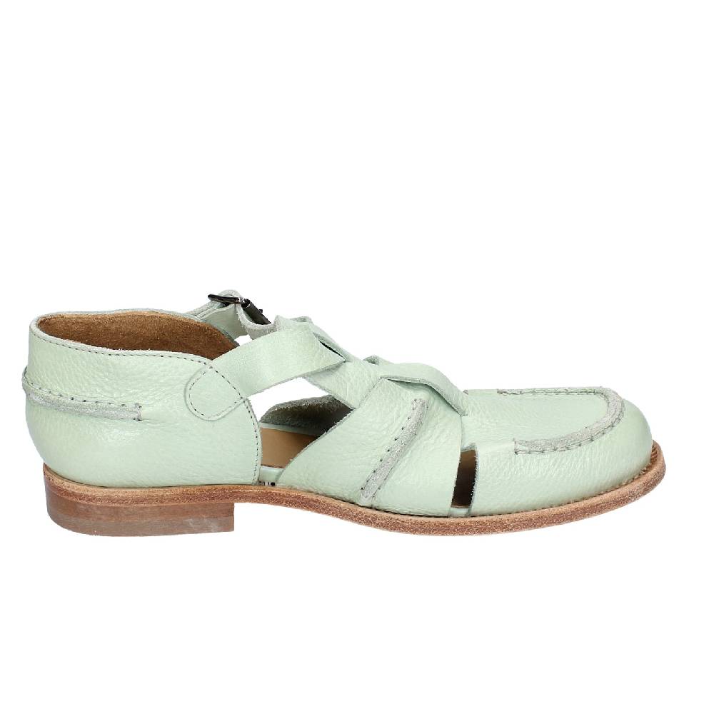 scarpe donna MOMA sandali verde pelle 40407G VINTAGE EX458 Nuovo