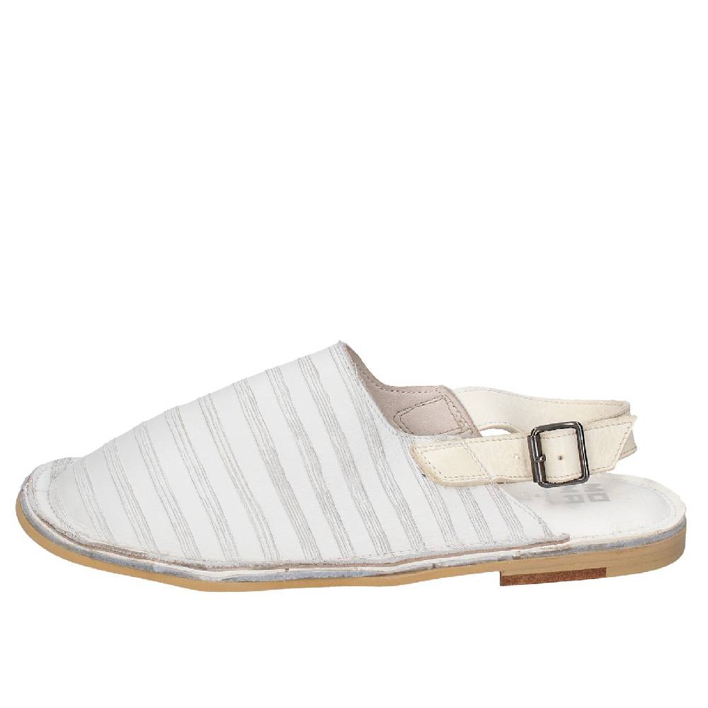 scarpe donna MOMA sandali bianco pelle 36402G VINTAGE EX440 Promozione