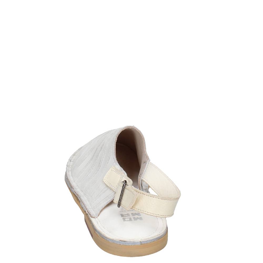 scarpe donna MOMA sandali bianco pelle 36402G VINTAGE EX440 Promozione