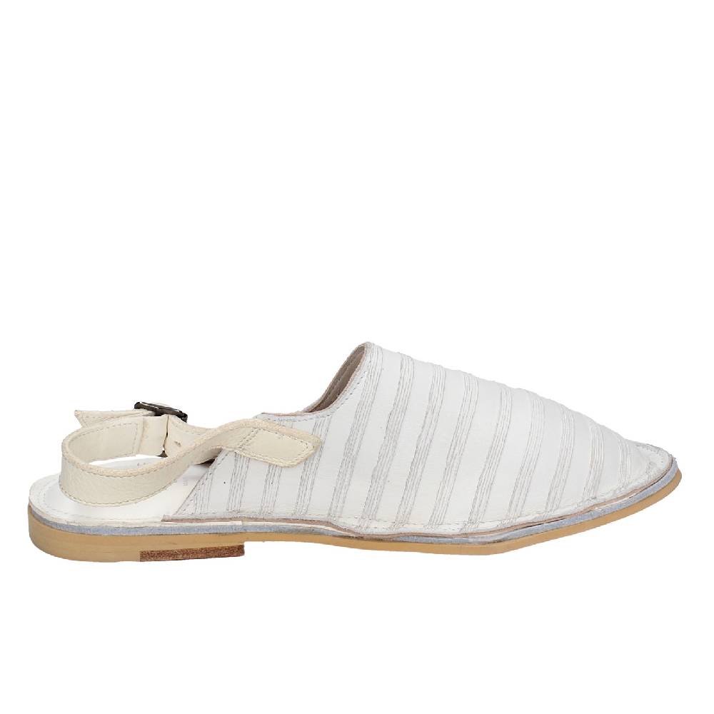 scarpe donna MOMA sandali bianco pelle 36402G VINTAGE EX440 Promozione