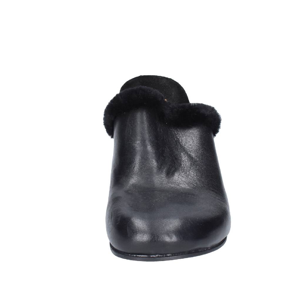 scarpe donna MOMA sandali nero pelle pelliccia EY580 Soddisfazione Garantita