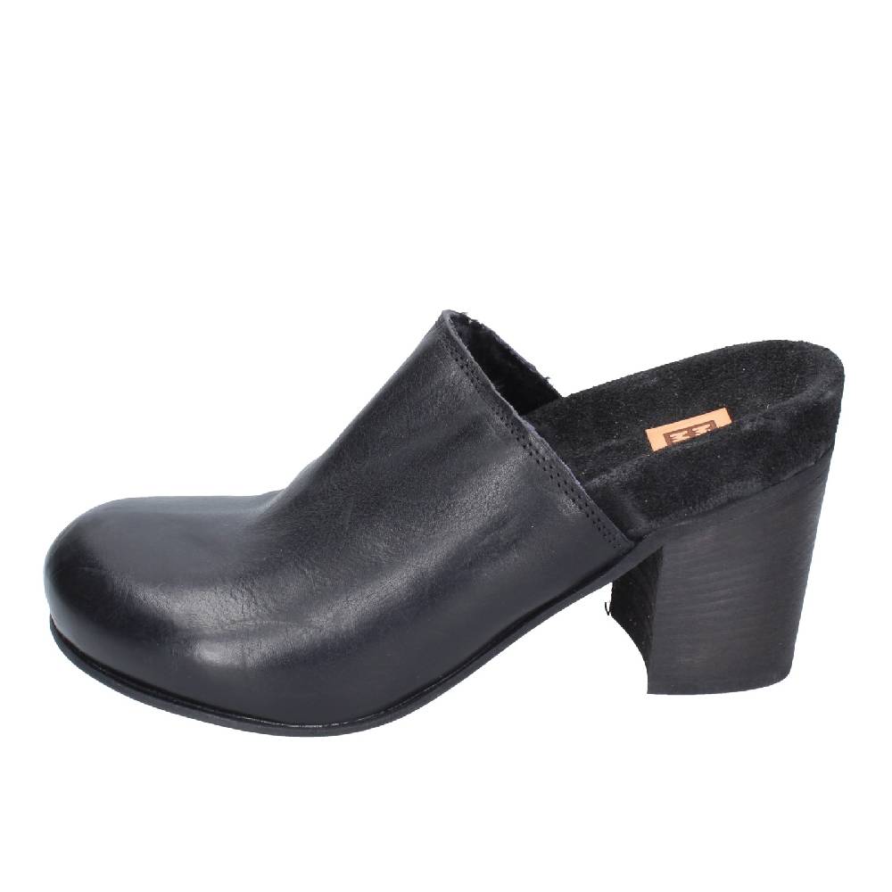 scarpe donna MOMA sandali nero pelle 86301G EY617 Sconti questo mese