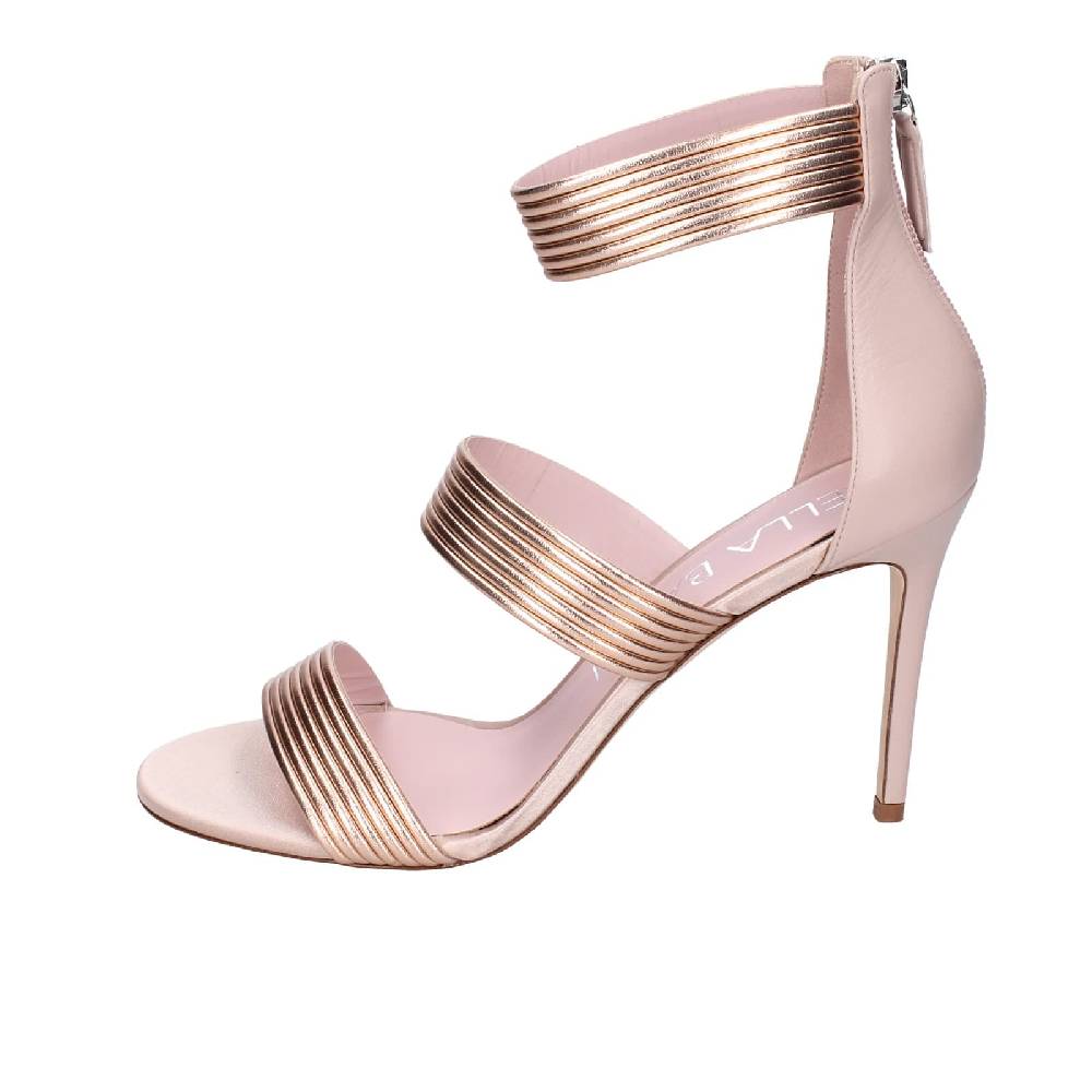 scarpe donna LELLA BALDI sandali rosa pelle EZ981 Qualità