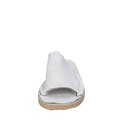 scarpe donna MOMA sandali bianco camoscio BK121 Affare Del Giorno