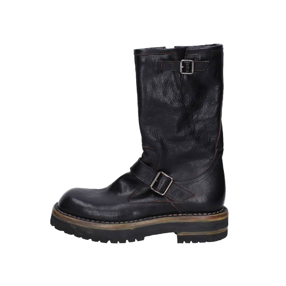 scarpe donna MOMA stivali nero pelle 81303C-VAR EY494 Novità