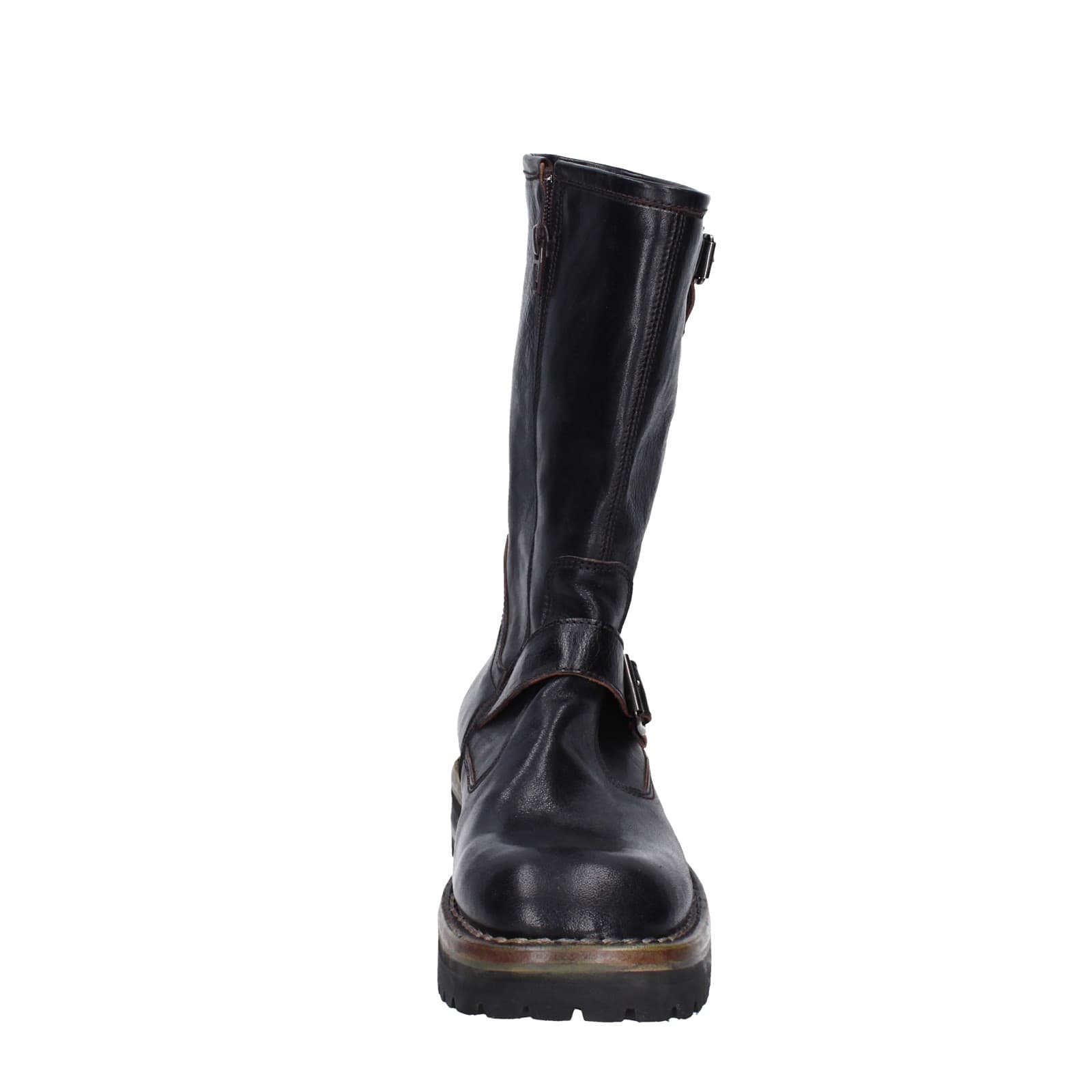 scarpe donna MOMA stivali nero pelle 81303C-VAR EY494 Novità