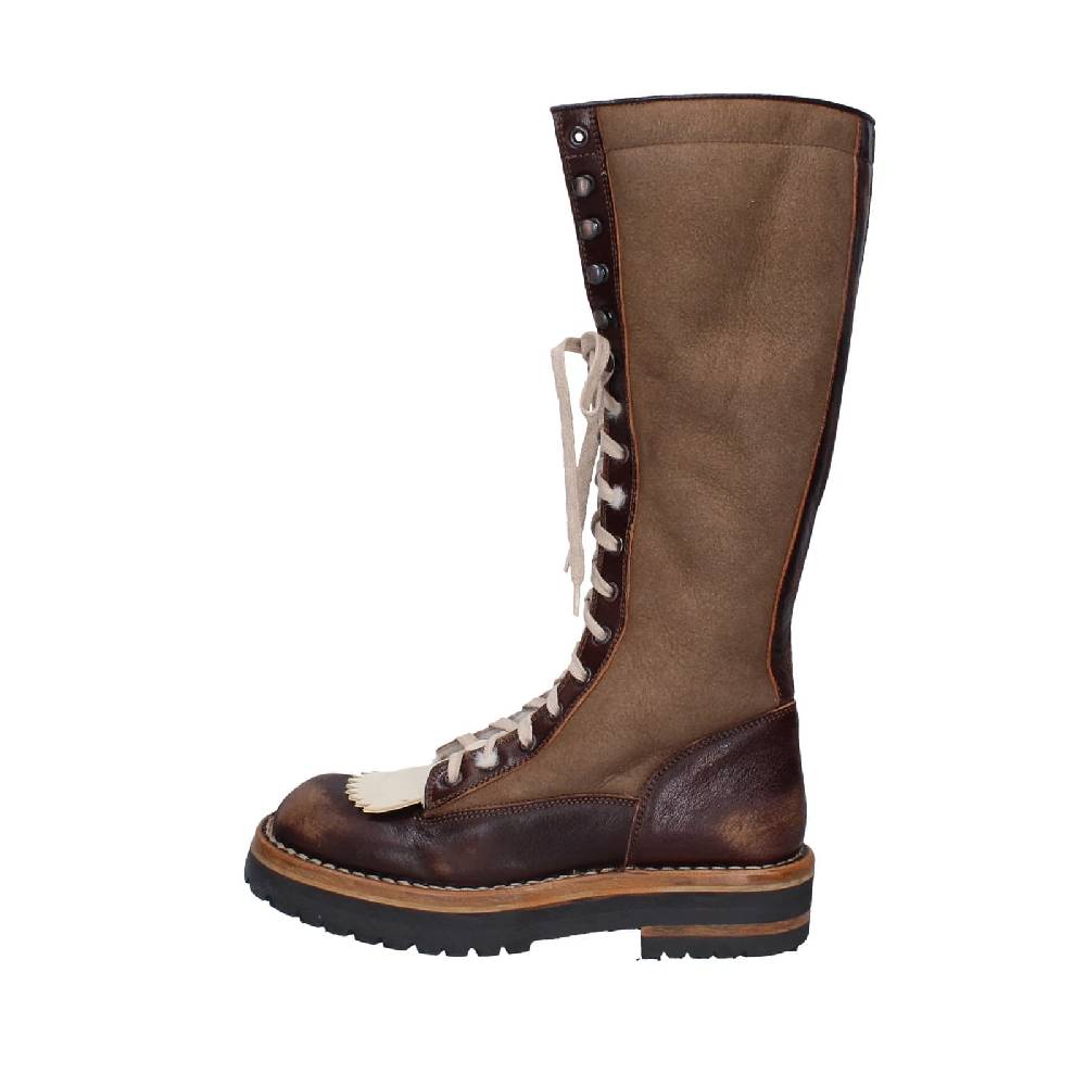 scarpe donna MOMA stivali marrone camoscio 81304D-VADO EY492 Presa