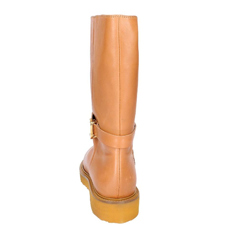 scarpe donna CARMENS stivali marrone pelle EX155 Economico