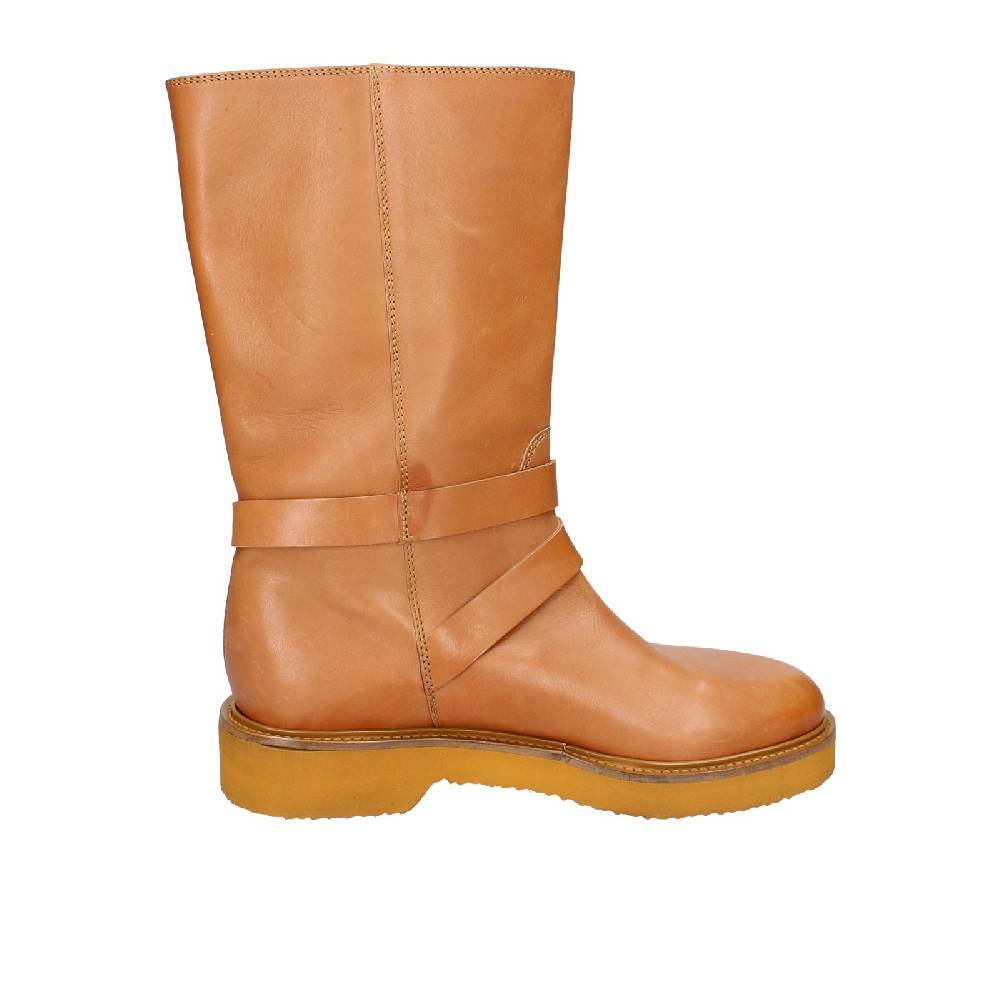 scarpe donna CARMENS stivali marrone pelle EX153 Promozione Limitata