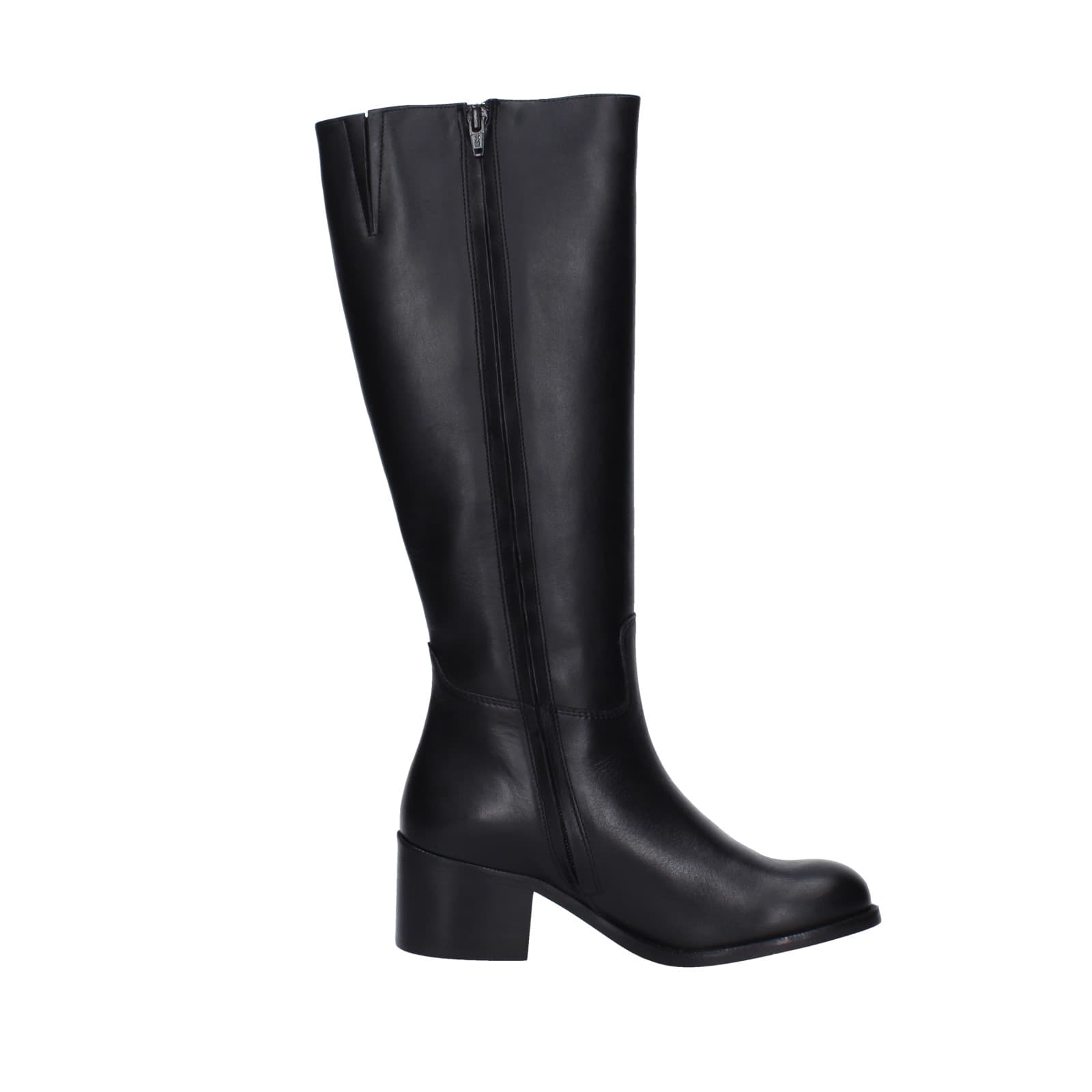 scarpe donna STUDIO MODE stivali nero pelle EZ717 Affare Del Giorno