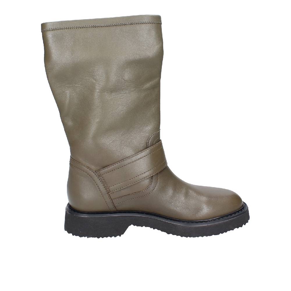 scarpe donna CARMENS stivali verde pelle EX187 Novità
