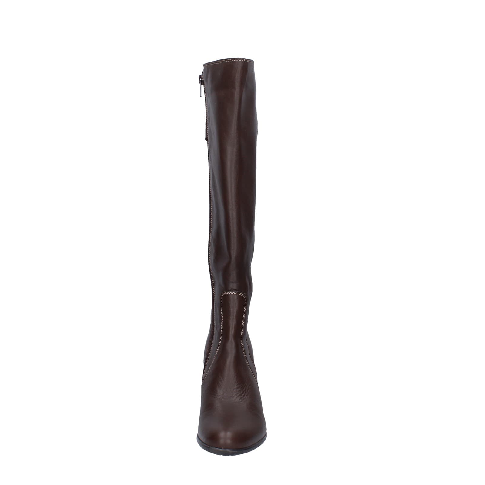 scarpe donna ROSETTA stivali marrone pelle EY405 Presa