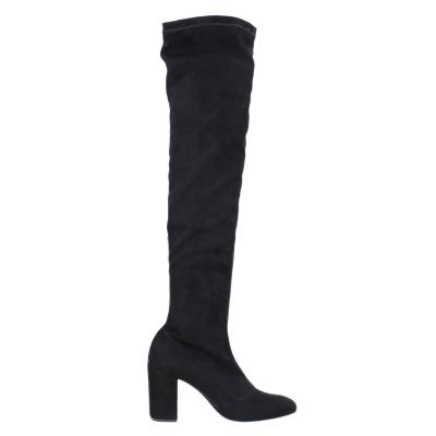 scarpe donna LIU JO stivali nero camoscio sintetico BJ864 Outlet