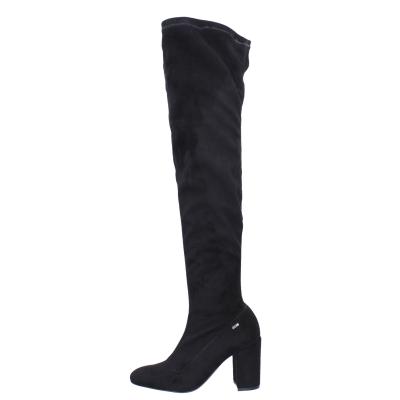 scarpe donna LIU JO stivali nero camoscio sintetico BJ864 Outlet