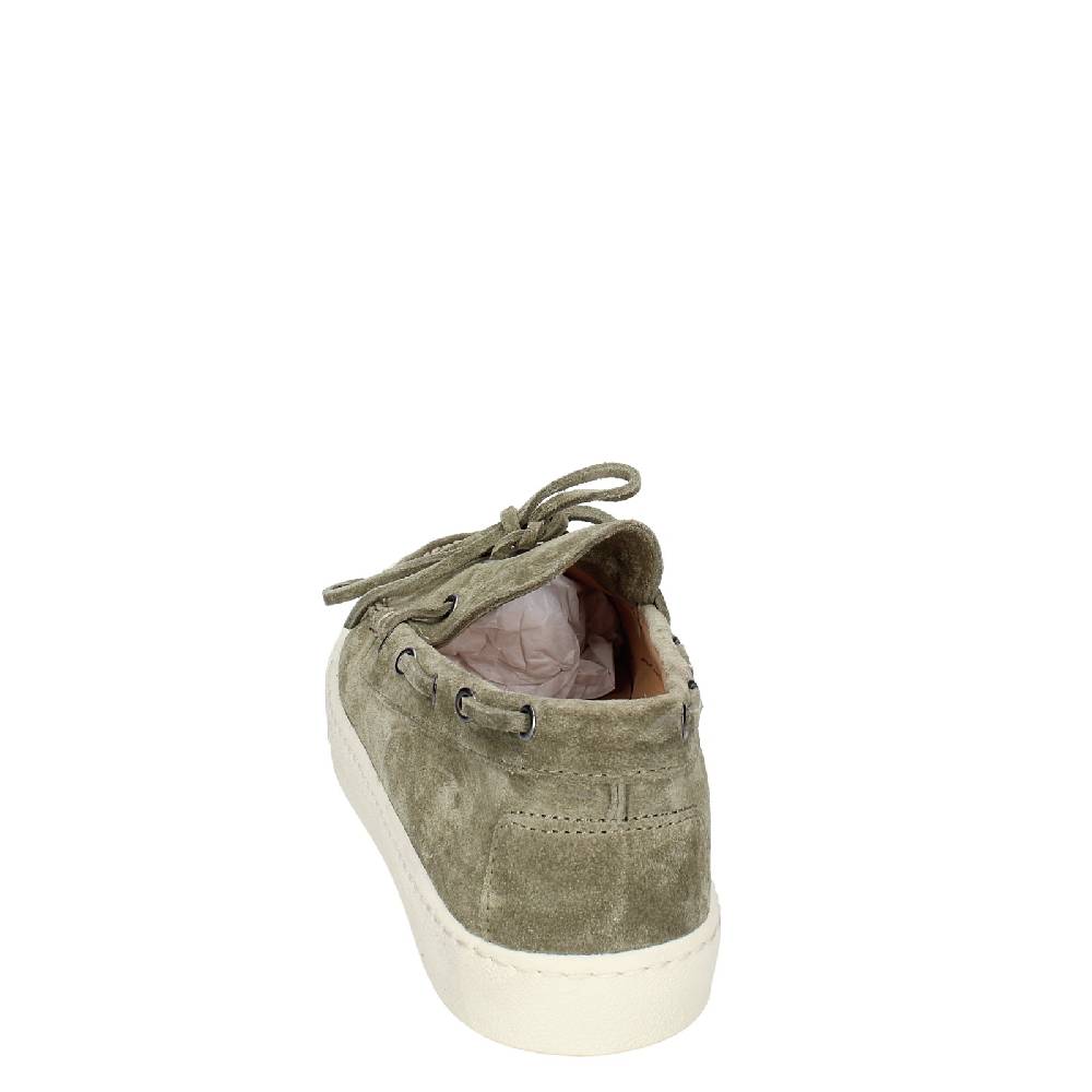 scarpe uomo STOKTON mocassini verde camoscio EX45 Hotsell