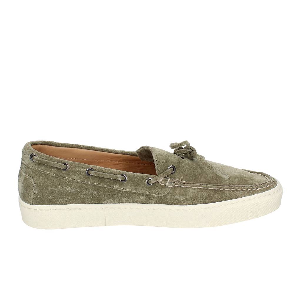 scarpe uomo STOKTON mocassini verde camoscio EX45 Hotsell