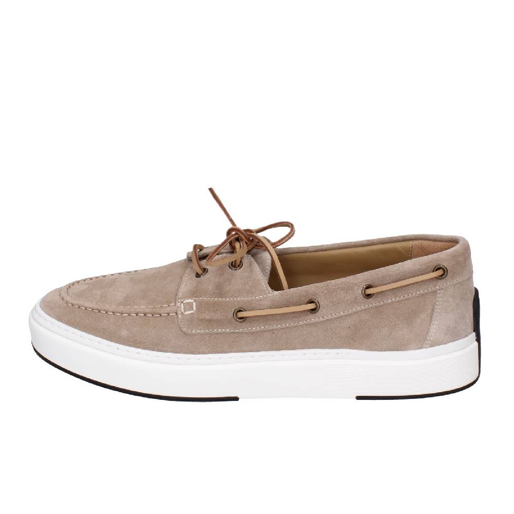 scarpe uomo BRIMARTS mocassini marrone camoscio EZ847 Vendita Calda