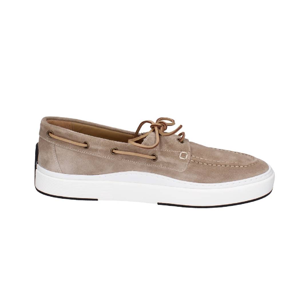 scarpe uomo BRIMARTS mocassini marrone camoscio EZ847 Vendita Calda